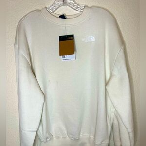 North Face white sweatshirt